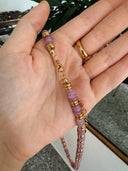 SPIRITUAL EGGPLANT PURPLE NECKLACE